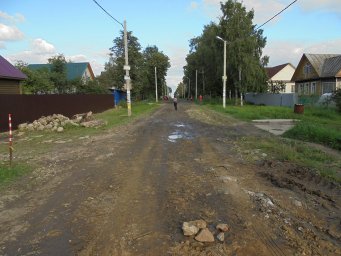 Ремонт дорог в пос. Красный Бор