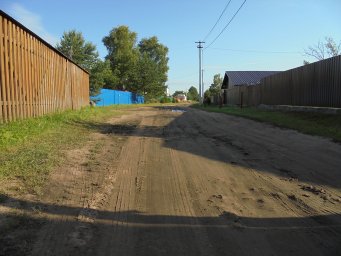 Ремонт дорог в дер. Леднево
