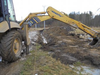 Новая дорога в п. Павлово Кировского района Ленинградской области